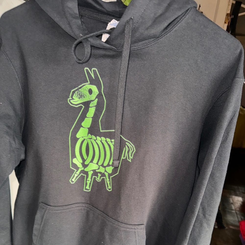 Fortnite Hoodie Med Pullover Blk